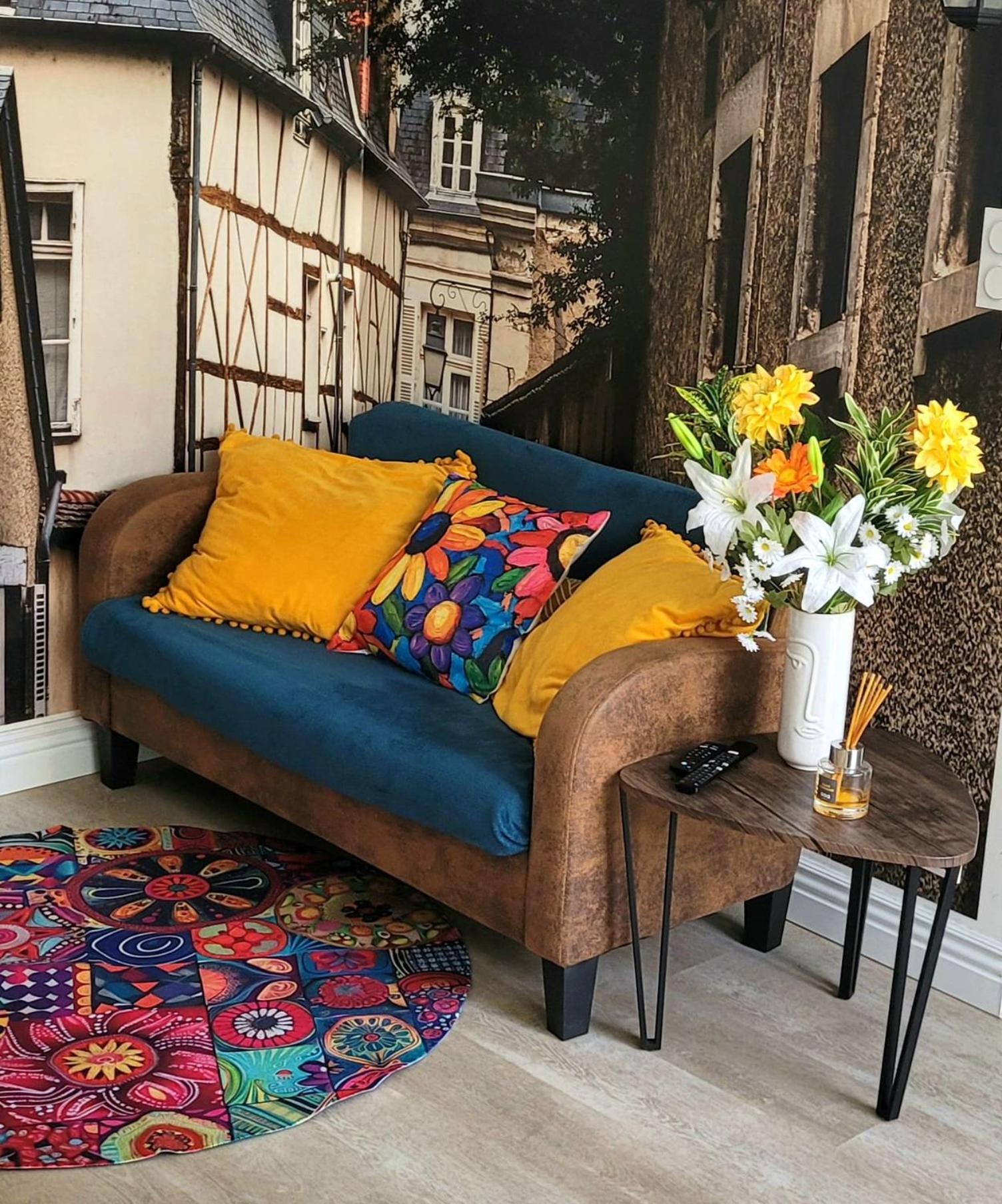 Les Volets Bleus - Deux Appartements Et Un Studio, Jardin Bourges Luaran gambar